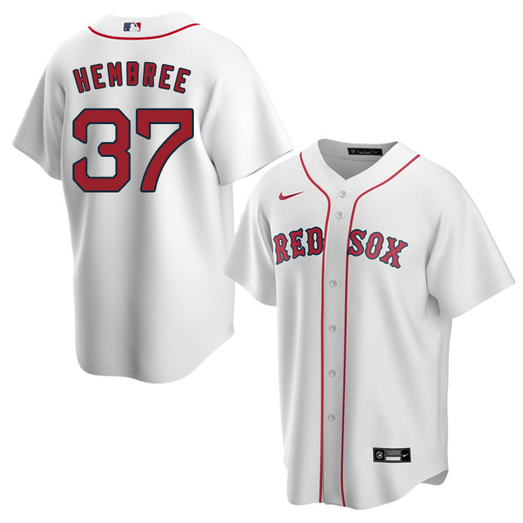 Nike Men #37 Heath Hembree Boston Red Sox Baseball Jerseys Sale-White